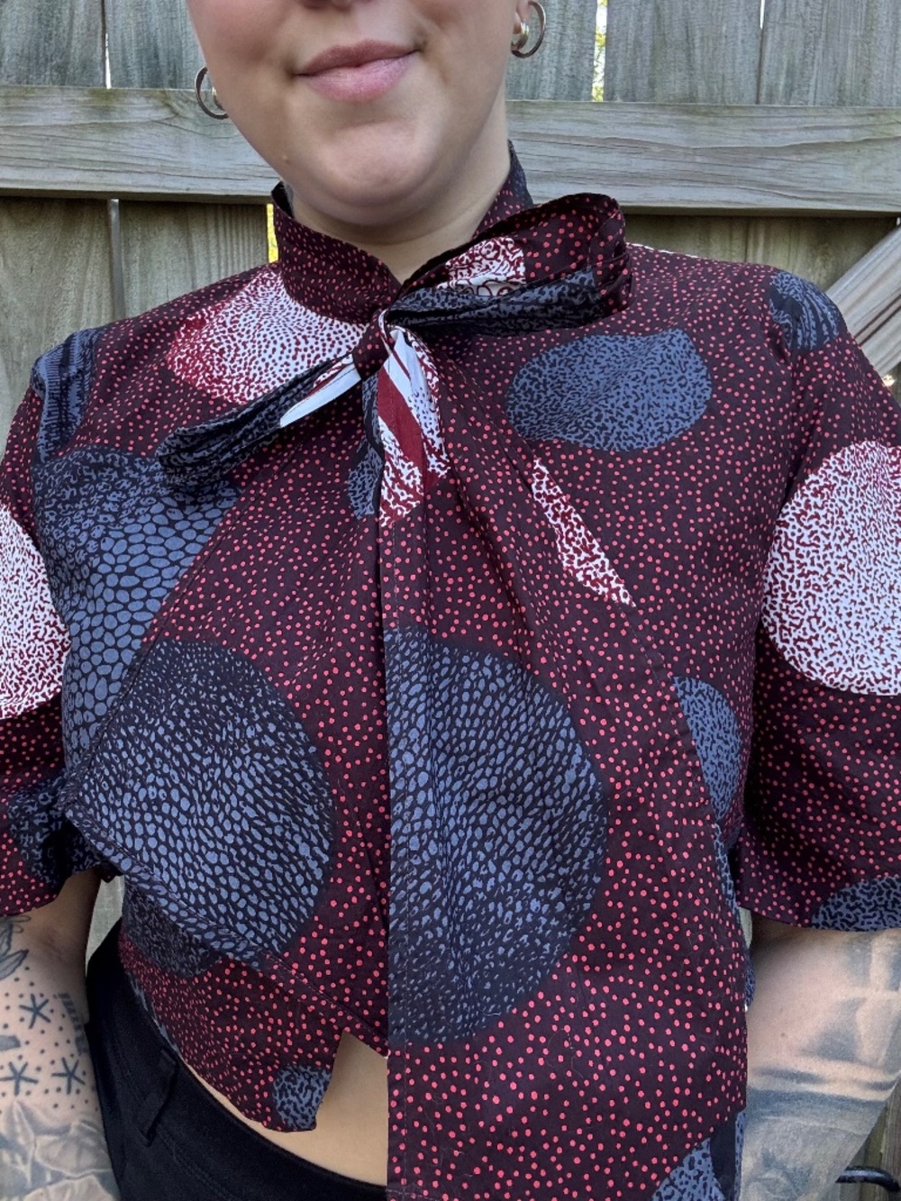 ME2 Structured Cropped Blouse